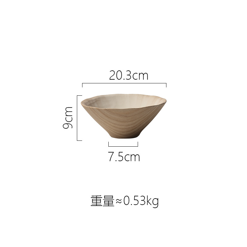 Ak467 original wood grain flowerpot with holes-no chassis