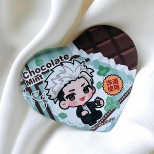 Vente en gros de badges en étain en forme de cœur, boutons personnalisés, fournisseurs de badges épingles en forme d'étoile et de cœur sur le thème de l'anime - Product Image 4
