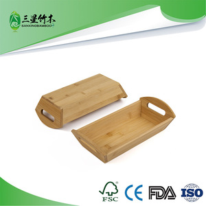 Bamboo <b>tray</b> wholesale, creative double-eared handheld bread <b>tray</b>, restaurant and hotel dining <b>tray</b>, home <b>tea</b> <b>tray</b>, Instagram - Product Image 5