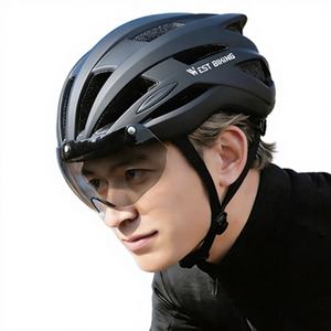 Casque de vélo avec visière à changement de couleur, léger (290g), monobloc, pour hommes et femmes, sécurité pour VTT et vélo de route - Product Image 2