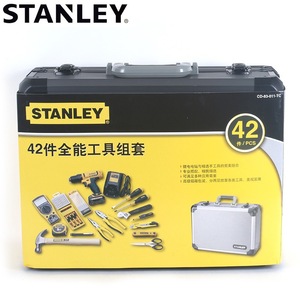 Juego de herramientas multiusos Stanley de 42 piezas CD-83-011-TC con taladro inalámbrico para reparaciones en el hogar y automotrices - Product Image 2