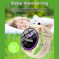 Montre connectée T10, écran rond de 1,50 pouce, appels sans fil, moniteur de fréquence cardiaque, suivi du sommeil, podomètre, ultra faible consommation d'énergie, OEM ODM