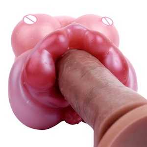 GEEBA - Ejercitador de Pene Vibrador de Silicona Suave, Masturbador Masculino con Vibración, Vagina Realista, Entrenador de Glande, Juguetes Sexuales - Product Image 4