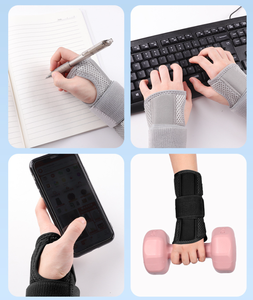 Soporte Ergonómico <span class=keywords><strong>de</strong></span> <span class=keywords><strong>Neopreno</strong></span> <span class=keywords><strong>de</strong></span> Perfil Bajo para Muñeca <span class=keywords><strong>con</strong></span> Palma Abierta y Cierre <span class=keywords><strong>de</strong></span> Gancho y Bucle para Uso Diario en Verano - Product Image 6