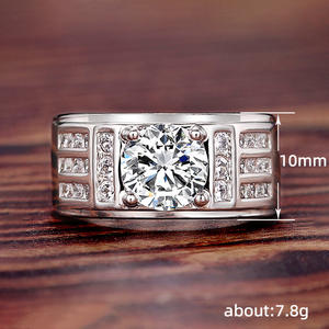 Anello Q176 in Oro Rosa con Diamante Taglio Brillante Rotondo Sintetico Coltivato in Laboratorio Gioielli da Donna per Fidanzamento - Product Image 5