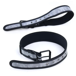 Collier pour animaux de compagnie en nylon réfléchissant robuste de haute qualité 5cm collier de chien <span class=keywords><strong>extra</strong></span> <span class=keywords><strong>large</strong></span> collier de grand chien avec boucle de ceinture - Product Image 3