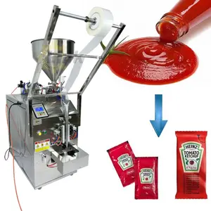 Multifunction Packaging Machines Ice Pop Machine Honey Auce Tomato Paste Sachet Ketchup Candy Packing Machine