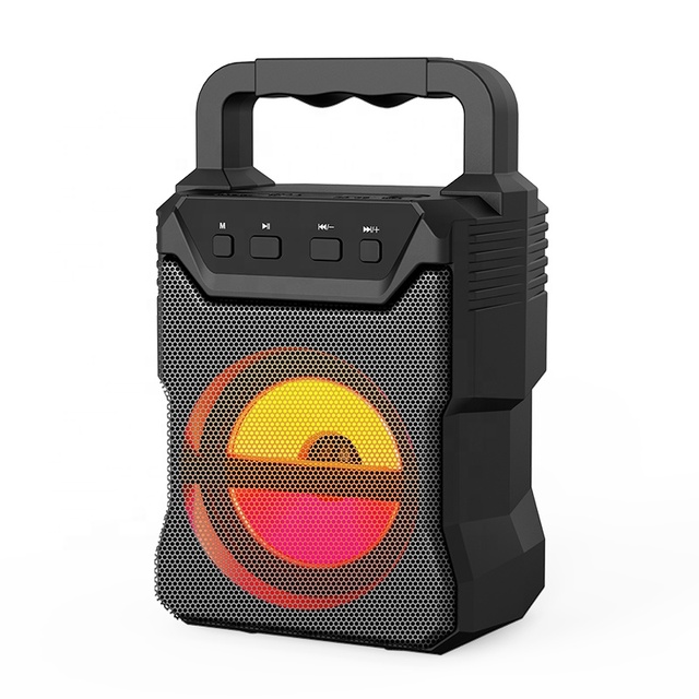 LED Bluetooth Speaker Built-in Battery 5W Output Power Portable Wireless Speaker