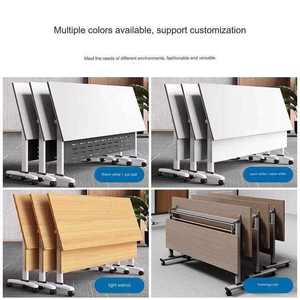 Hiện Đại Di Động Văn Phòng Gấp Bàn Máy Tính Di Động Gỗ Bảng Điều Chỉnh Phong Cách Cho Các Trường Học Có Thể Gập Lại Hội Nghị Đào Tạo Phòng Bảng - Product Image 3