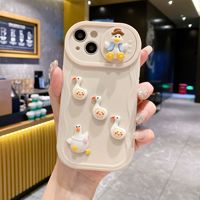 Coque de protection 3D Ball TPU mignonne pour Apple iPhone 12/X Wave Push Window Design pour les utilisateurs de téléphones 16PRO