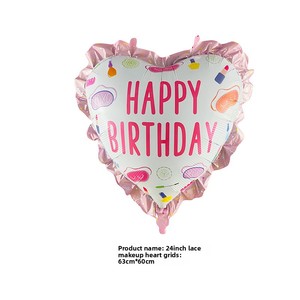 Globos con Temática de Maquillaje de Belleza al Estilo de las Celebridades de Internet, para <span class=keywords><strong>Cumpleaños</strong></span> de Niñas, San Valentín, Bodas, Campamentos - Product Image 2