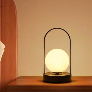<span class=keywords><strong>Lampe</strong></span> de table LED nordique moderne avec <span class=keywords><strong>boule</strong></span> <span class=keywords><strong>Lampe</strong></span> de bureau en ABS avec liseuse pour chambre et salon - Product Image 2