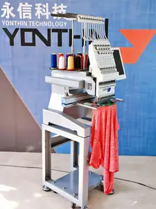 Yonfine tampa de plástico bordado, máquina de bordado swf janome para hotel