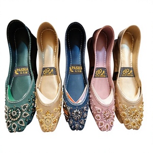 Zapatos Khussa para Mujer, Niña y Dama, Venta al por Mayor, Alta Calidad, Tradicionales, para Boda, Casuales, Diseño Nuevo, Pakistaní, Indio, Premium - Product Image 5