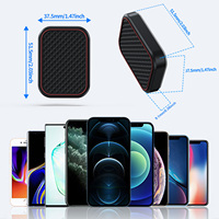 Nouveau support magnétique universel pour téléphone portable, mini, intelligent, rotation à 360 degrés, flexible, en alliage de titane, portable, pour bureau et voiture