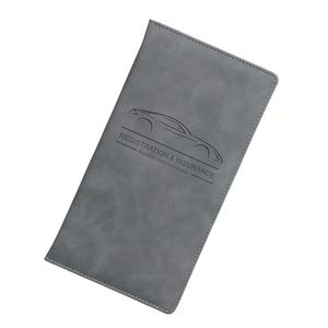 Portadocumentos para Registro e Seguro de Automóvil X418, Cartera para Documentos de Auto, Portadocumentos de Cuero PU Premium - Product Image 2