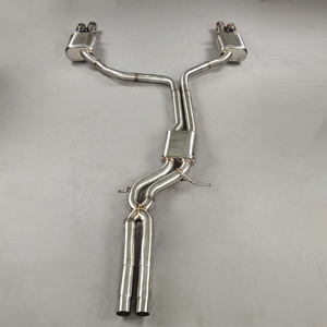 Sistema di <span class=keywords><strong>Scarico</strong></span> Automobilistico di Alta Qualità per <span class=keywords><strong>Audi</strong></span> A6 3.0T 2.5 Conversione <span class=keywords><strong>S6</strong></span> Diffusore <span class=keywords><strong>Scarico</strong></span> Catback - Product Image 2