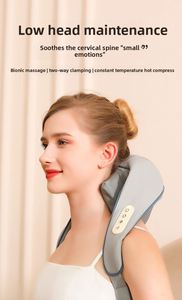 Huangtai HT-SN040 Wireless Shiatsu <b>Kneading</b> Back Neck Shoulder Massage <b>Machine</b> with Plastic Body for Comfortable Use - Product Image 3