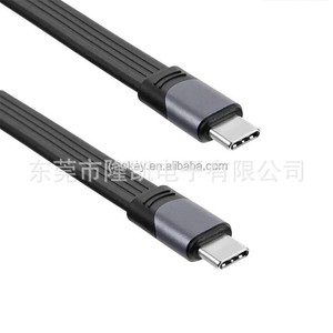 Type <b>C</b> Data Cable 40G Gen2 100W 5A Fast <b>Charging</b> Oxygen Free Copper Black Extension Line - Product Image 4
