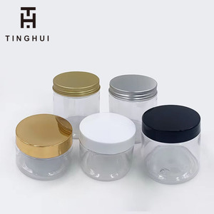 Frascos de Grado Alimenticio de 50 ml, 60 ml, 100 ml, 120 ml, 150 ml, Frascos Transparentes de Plástico para Galletas y Mascotas con Tapas Blancas - Product Image 4