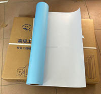 20lb Reciclable Plotter Paper Bond rollo de papel azul de un solo lado A0/A1 Roll 2 pulgadas Core al por mayor
