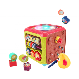 Jouets éducatifs pour enfants d'âge préscolaire 2023 <span class=keywords><strong>Jeu</strong></span> <span class=keywords><strong>de</strong></span> carton 6 en 1 Jouets électriques Bacs à mouvement Ensemble <span class=keywords><strong>de</strong></span> cube d'activités pour bébé - Product Image 3