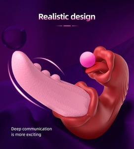 Hot Sale 4-in-1 Tongue Licking <b>Vibrator</b> Clitoral Stimulator 10 Frequencies 100% Waterproof Built-in Battery Female Masturbation - Product Image 6