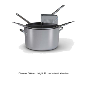 Casserole en aluminium profonde Ø 36 cm H 22 cm Ballarini - Product Image 3