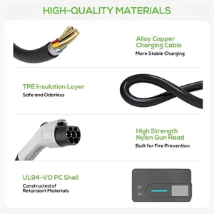 Borne de recharge murale AC EV CCS2 pour usage domestique et professionnel en Europe, triphasée, extérieure, IP55, compatible <span class=keywords><strong>Tesla</strong></span> et tous les véhicules électriques CCS2 - Product Image 5