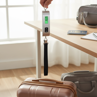 Balance de voyage numérique portable suspendue pour bagages de 50kg avec affichage LCD