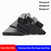Bande d'étanchéité autocollante plate, bande en mousse de caoutchouc EPDM, imperméable et anti-poussière