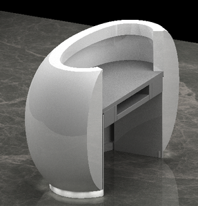 Mostradores de Recepción Personalizados, Modernos y Elegantes para el Hogar, Oficina Ejecutiva, Fabricante de Muebles Personalizados - Product Image 2