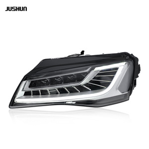 ชุดไฟหน้า Jushun Audi A8 แบบ LED DRL พร้อมไฟเลี้ยวแบบไดนามิก รุ่นปี 11-13 ไม่ต้องเปลี่ยนกันชน - Product Image 5