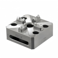 Sistema de Mandril Manual de 4 Mordazas, Tamaño 90, Interfaz Estándar ITS, 10000N, 0.002mm, para Torno CNC, Husillo EDM, Rectificado y Fresado 3A-100004