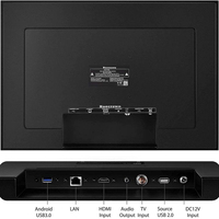 Tamaño personalizado 3D LED iluminado Smart Mirror TV Hospital/Hotel/Salón Impermeable HD Baño Espejo TV