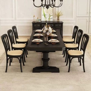 <span class=keywords><strong>Tavolo</strong></span> <span class=keywords><strong>da</strong></span> Pranzo Rettangolare in Legno Massello di Alta Gamma, Moderno per Cucina e Ristorante, per <span class=keywords><strong>4</strong></span> 6 8 10 Persone - Product Image 4