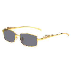Fashion Boutique Metal Leopard Head Box Custom Leopard Head Personalized <b>Sunglasses</b> - Product Image 5