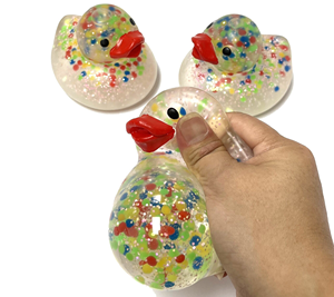 2026 Wholesale Kawaii Maltose Foam Water Beads Filled Duck Model Decompression Stress Relief Toys <b>Squeeze</b> Toy for Kids - Product Image 4
