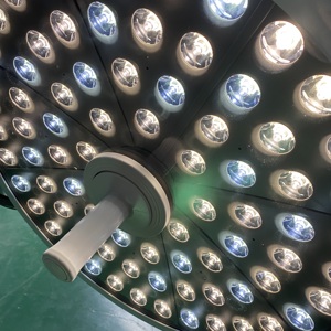 Hoạt động <span class=keywords><strong>theatre</strong></span> đèn đôi mái vòm hoạt động đèn trần gắn đèn phẫu thuật led700 led500 với CE ISO Chất lượng cao - Product Image 4