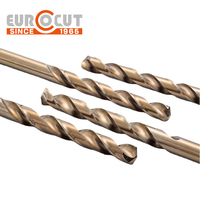 Foret hélicoïdal EUROCUT en acier rapide M35 5% Cobalt pour acier inoxydable
