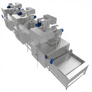 Sécheur continu à bande automatique pour piments forts, carottes et betteraves, déshydrateur alimentaire pour pommes de terre, machine utilisée dans les fermes pour les légumes - Product Image 1