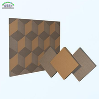 Module d'absorption acoustique basse fréquence, combinaison pour hôtels et appartements, conception de modèle 3D, capacités de solutions graphiques, écologique 0.4