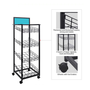 Dây tầng thường vụ Kim Loại hiển thị Giá cửa hàng ô đứng cho sản phẩm nhà - Product Image 5