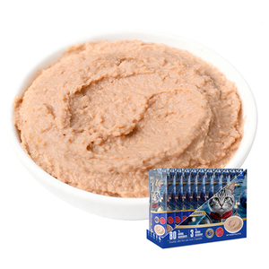 Nourriture humide gourmande OEM EASA, mousse, pâté, poulet et citrouille, sachet de 85 g, friandises pour chats - Product Image 5
