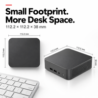 ODM Core I3 6100U 8/16GB 256/512GB 4K Dual HD-MI Display Tipe C Win10/11 Mini PC Gaming Komputer Desktop Mikro untuk Pekerjaan Kantor
