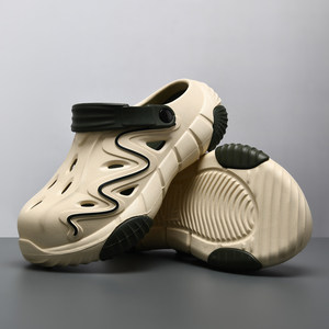 Sabots pour hommes en gros, bout rond, couleur unie, perforés, NOUVEAUTÉ 2026, sabots en EVA pour garçons, chaussures de jardin pour couple - Product Image 6