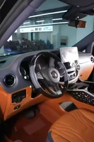 Kit de modification et de mise à niveau de la console centrale en cuir de luxe GSY pour sièges d'aviation et plancher, compatible avec Mercedes-Benz Vito V260 W447