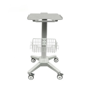 Chariot médical mobile <span class=keywords><strong>à</strong></span> roulettes pour échographie, ECG, électrochirurgie et moniteur général, modèle optionnel très vendu pour hôpital - Product Image 3
