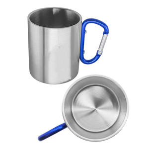 Atlas Luxury Stainless Steel Square Camping Mug with Custom Logo Vacuum Insulated Outdoor Coffee Mug - Product Image 2
