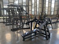 Machine de musculation professionnelle : Presse pectorale assise à charge libre, Presse pectorale couchée ISO